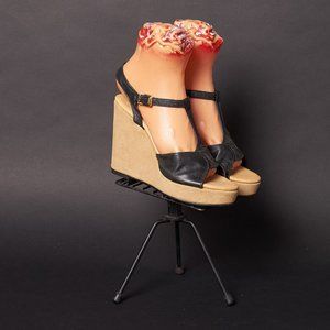 1970s Platform Wedge Heels Shoes